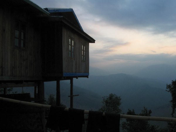 A house near Mindat, southern Chin state