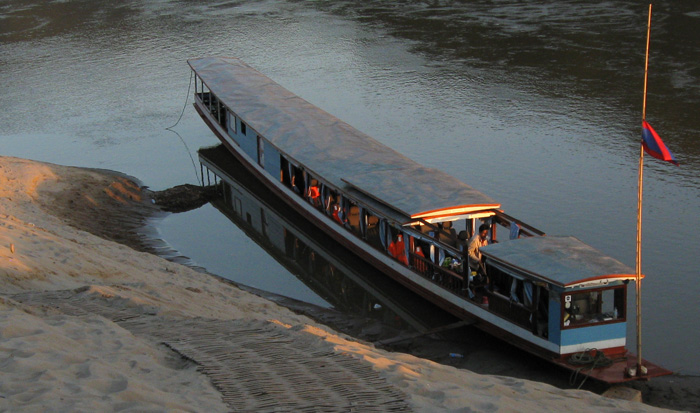 The Mekong Lao boat